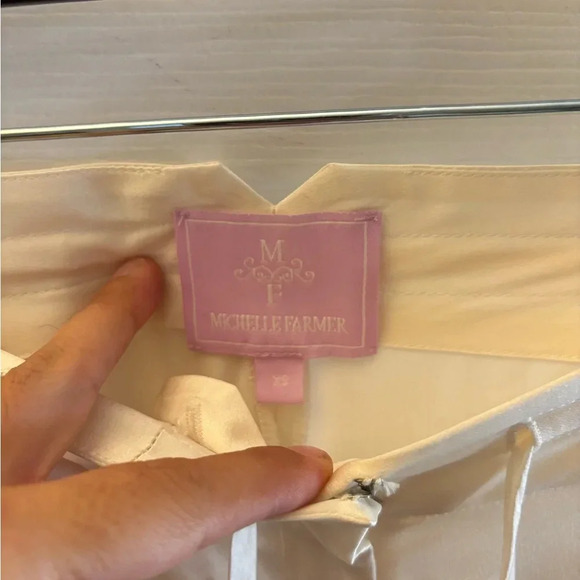 michelle farmer Drawstring Pant Silk Charmeuse Side Stripe - Picture 5 of 6